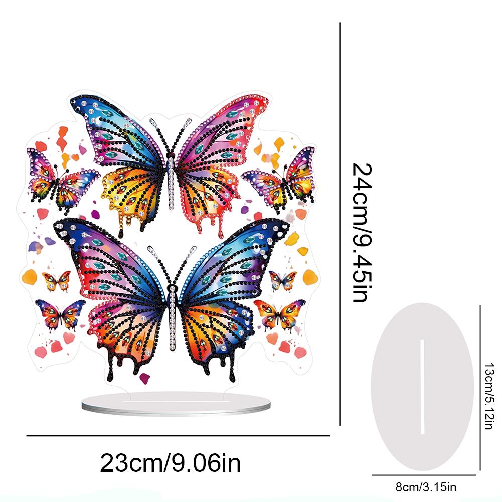 Round+Special Shape Table Top Diamond Painting Ornament Kits Acrylic 5D DIY Diamond Art Tabletop Decorations for Adults Beginner
