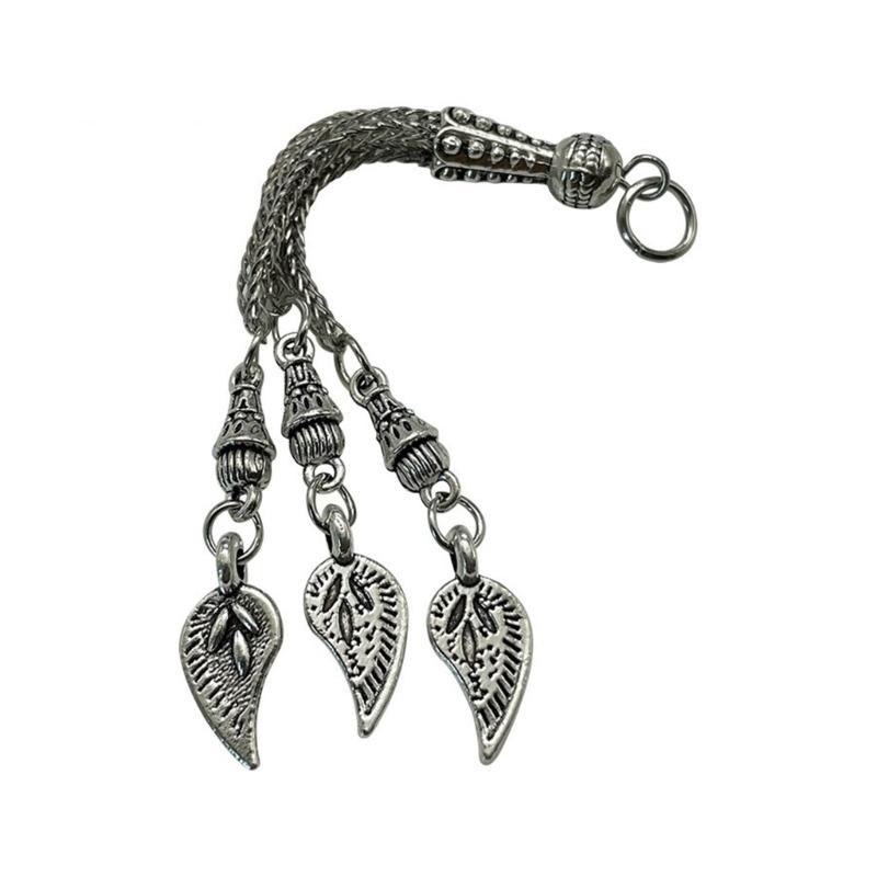 Antique Silver Plated Necklace Connectors Metal Brushes Pendant Accessories DIY Handmade Jewelry Making Supplies