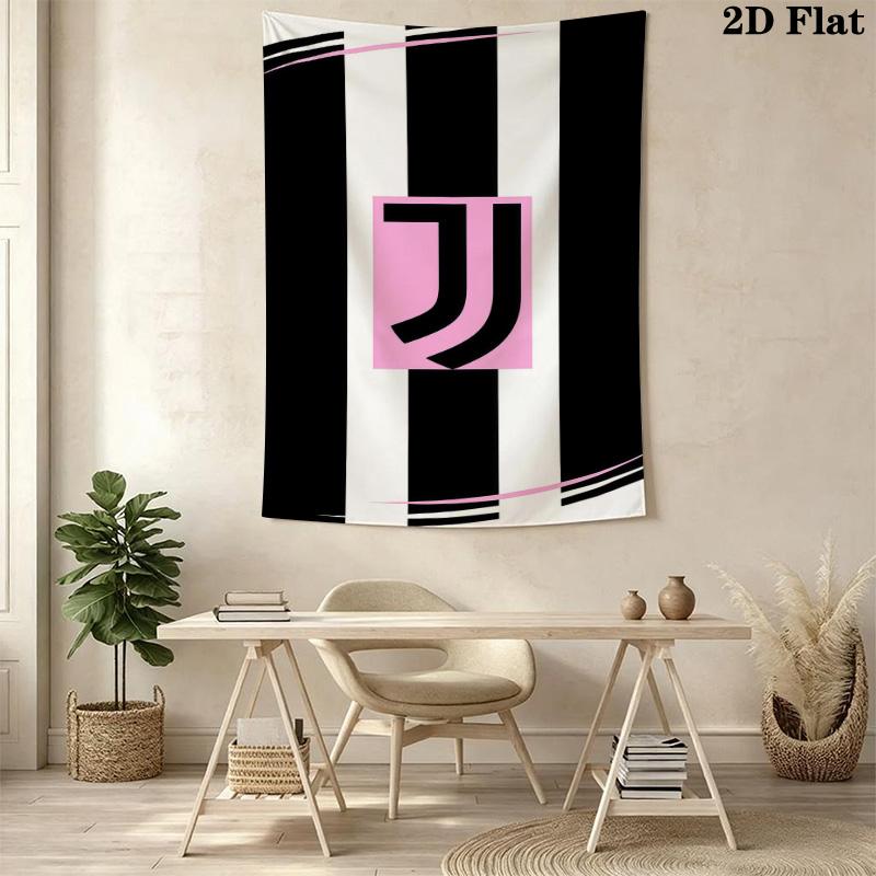 Juventus Logo Minimalist Threepiece Set 1 Duvet Cover 2 Pillowcase Without Core Soft And Comfortable Christmas Birthday Gift