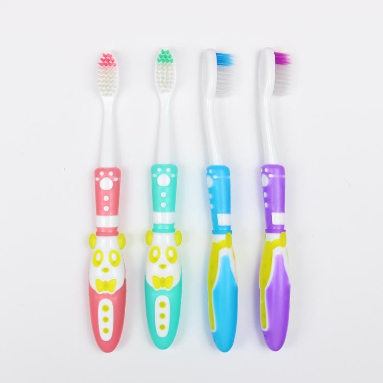 Adorabile Paperella Rimbalzante a Cartone Animato Spazzolino da Denti Setole Super Morbide per Bambini
