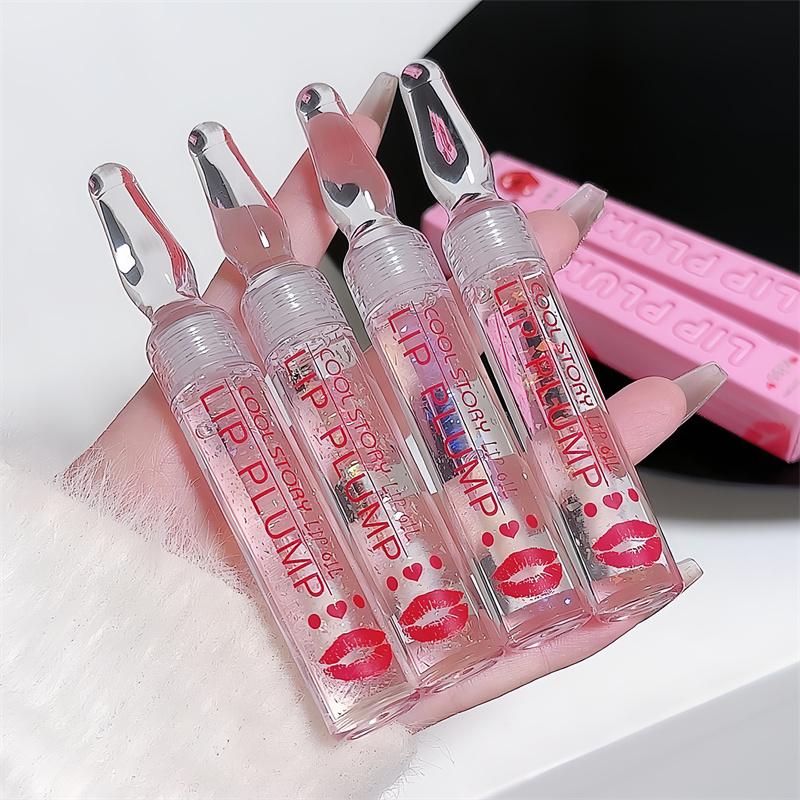 Gold Leaf Toot Clear Lip Oil Volumizing and Moisturizing Lip Honey Autumn and Winter Care Shine Powder Lip Oil Lip Care