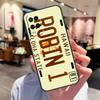 License Plate Number Case For Oppo A40 A60 A80 A18 A38 A58 A78 A98 A16 A76 A96 A15 A17 A77 A74 A94 A54 A57S Cover