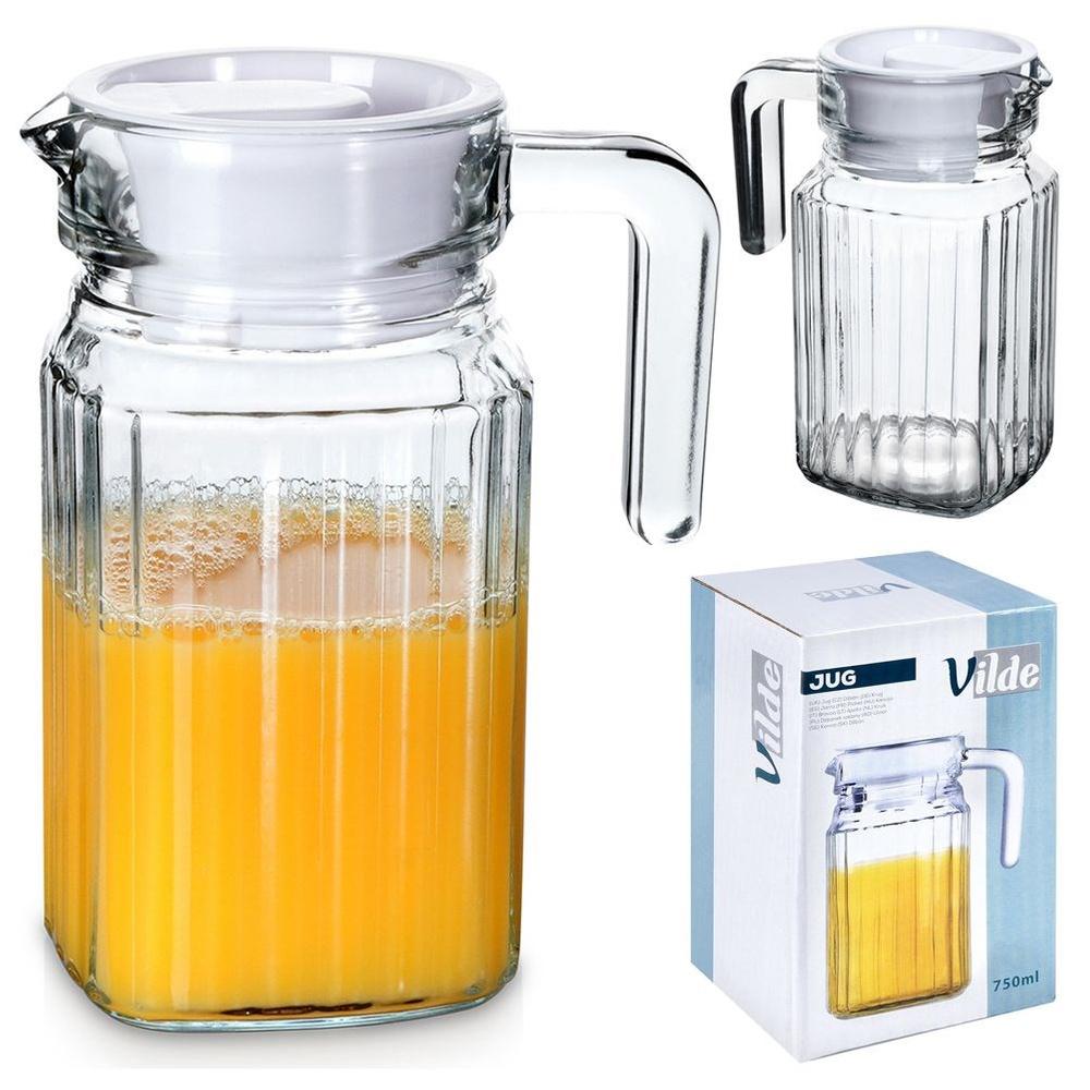 Glass Jug with Lid 2 L