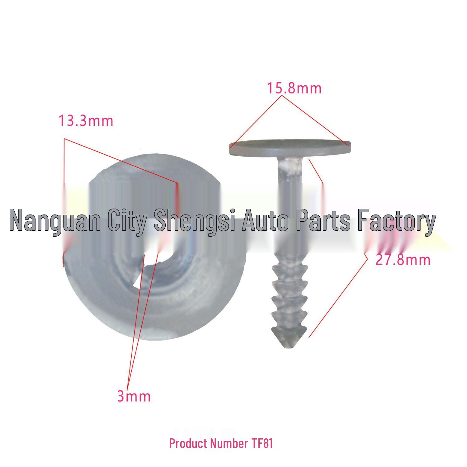 

Car PC Board Fixing Rivets and Universal Buckles for PVC/Cardboard Positioning 10000 pcs