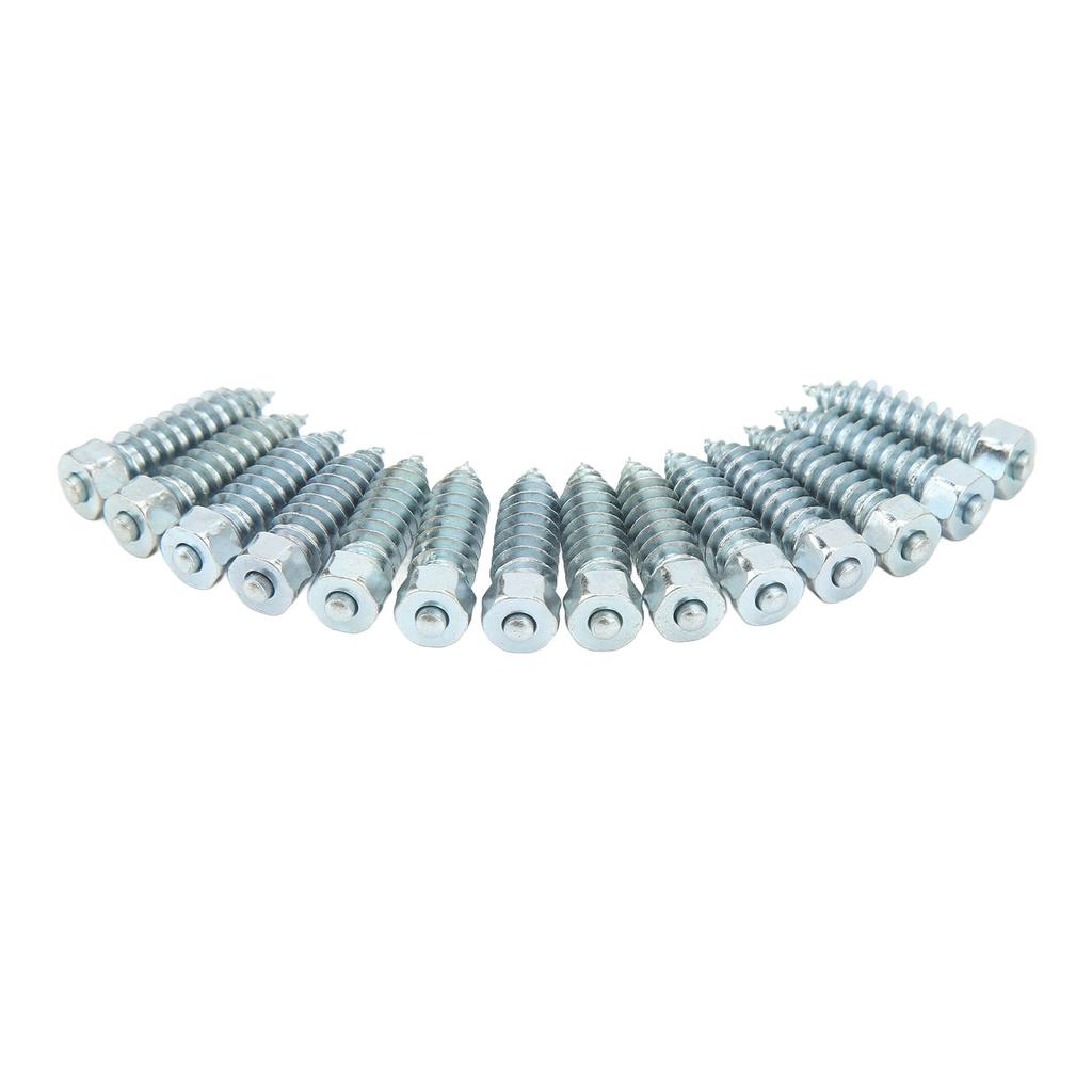 100pcs Tire Spikes M8 Excellent Grip Anti Slip Wheel Tire Stud Universal for Loader Skid Steer Forklift
