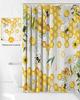 Bee Shower Curtain Set Yellow Honeycomb White Daisy Shower Curtain For Bathroom Honeybee Fabric Shower Curtain With Inches