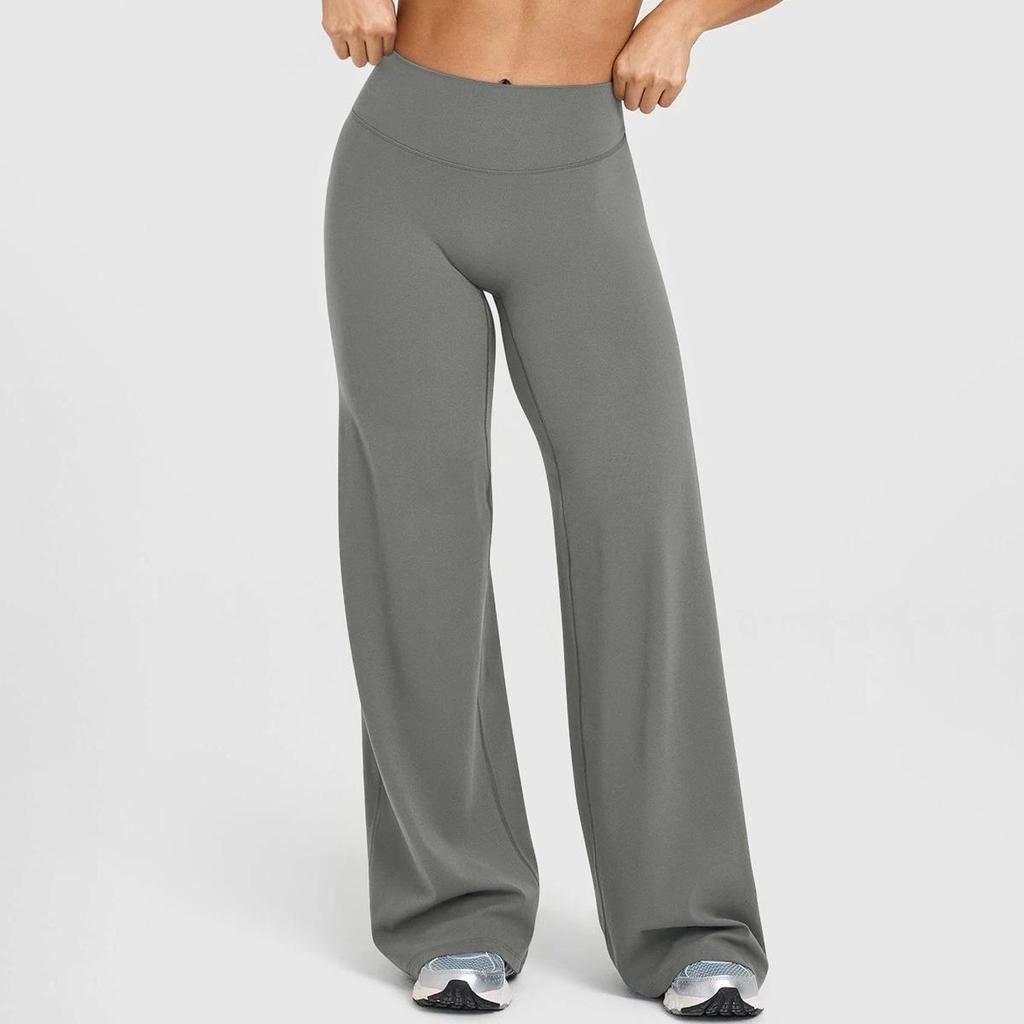 Cross-Border Peach Hip Lifting Wide-Leg Yoga Pants - Women's High Waist, High Elasticity, Straight Tube Sports Fitness Wear