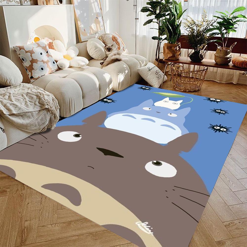  Anime T-TotoroS No Face Man Kitchen Mat Washable Non-Slip Living Room Sofa Chairs Area Mat Kitchen Toilet Rug Gift