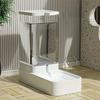 A2 Automatic Dog Feeder/Water Dispenser Plastic Gravity Dog Food And Water Dispenser Set 5