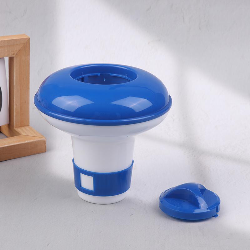 Flytende Svømmebasseng Medisinsk Klor Tablett Badekar Flyter Renseverktøy Auto Dispenser Slitesterke Utendørs Basseng Renseverktøy