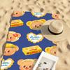Cartoon B-Butter Bear Cute Towel Soft Pool Gift For Travel Gym Shower Camping Quick Dry Sports Large Beach Towels