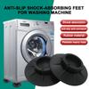 4PCS Shock Washing Machine Foot Pad Dampers Skid Raiser Mat Mute Washing Machine Support  Furniture