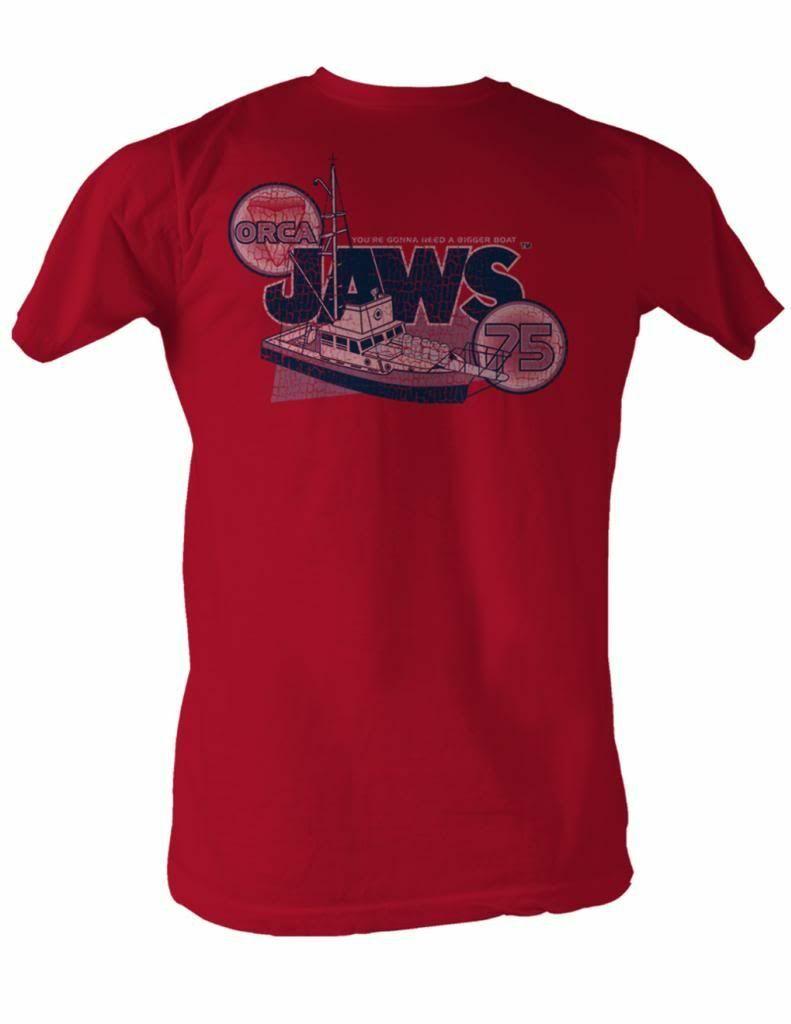 Jaws Orca 75 Red Adult T-Shirt L