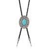 Long Western Cowboy Style Necklace Ethnic Style Leather Rope Necklace Unique Punk Necktie  Gift
