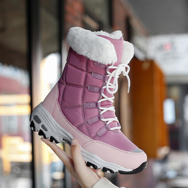 Scarpe invernali calde in cotone e stivali da neve peluche scarpe da donna  casual all'aperto acquista in modo economico — spedizione gratuita,  recensioni reali con foto — Joom