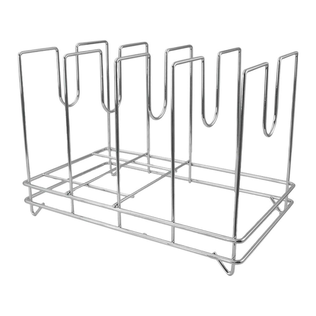 Pizza Pan Rack Multifunctional Accessories Portable Display Stand Plate Storage Rack Bakeware Organizer for Kitchen Countertop