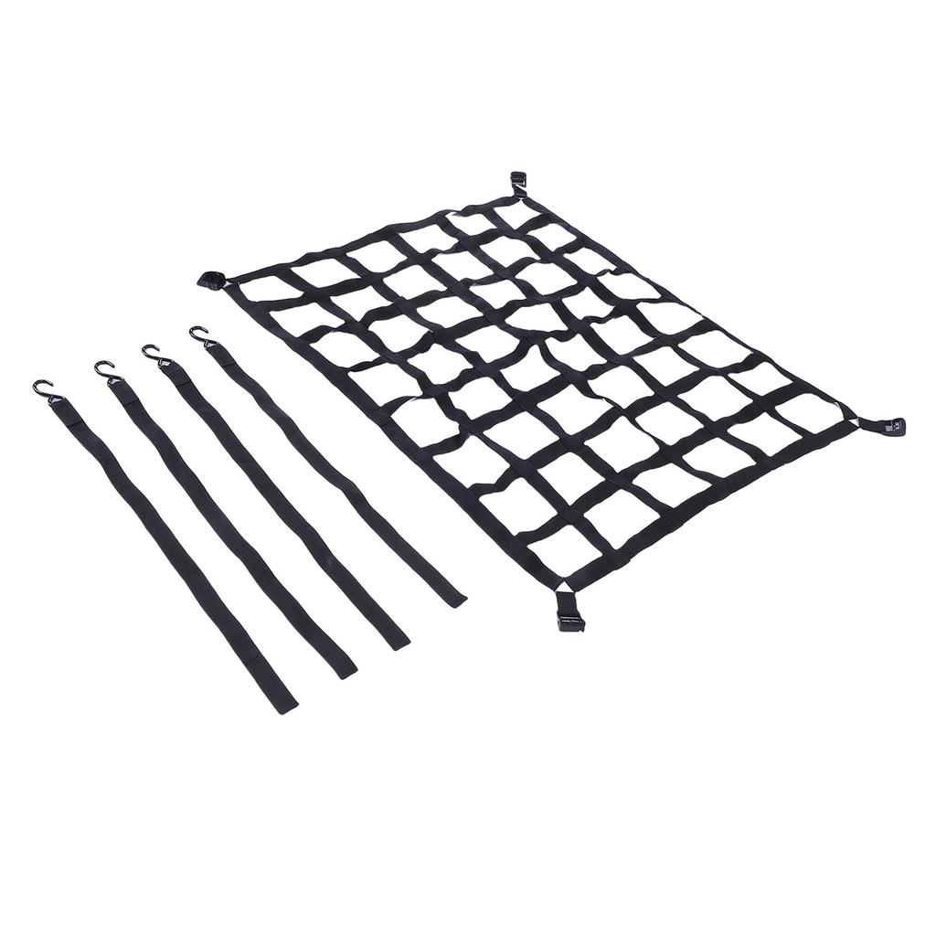Pickup Net Strong Load Bearing Multifunctional Heavy Duty Roof Rack Basket Net with S Hook