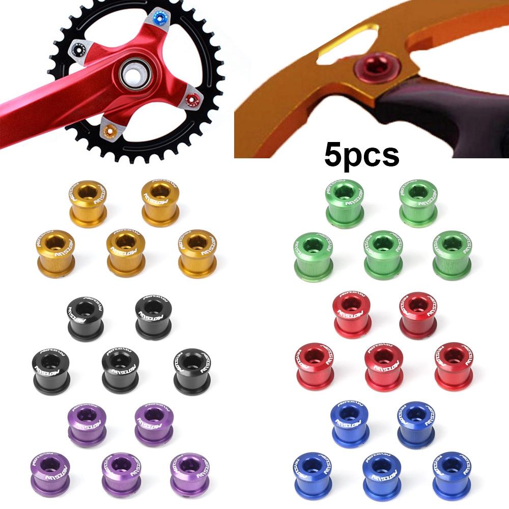 

Crankset Parts Plate Nails Crankset Bolt 4.9mm/6.4mm Bike Disc Screws Chainring Wheel Bolt