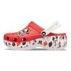Pantofi cu găuri confortabili și versatili Mickey pentru femei, roșii