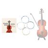 Durable AV33 Violin String Universal Set Nylon  Violin Fiddle String Replacement Violin Strings Accessory Easy to Use