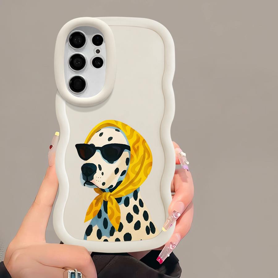 Case for Samsung Galaxy A25 S20 FE S23 Plus S24 S22 Ultra S21 S25 A26 Soft Phone Cover A34 A24 A55 A35 A54 A36 Cartoon Dog Duck