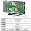 mirror digital display LED alarm clock multi-function sleepy luminous temperature desktop for students