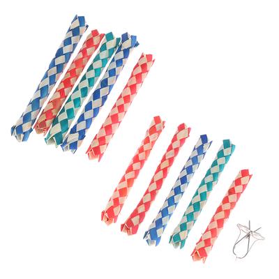5 trampas para dedos de 15 cm, de bambú, para niños, juguetes de broma, regalos de fiesta