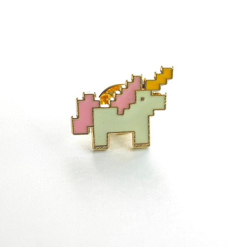 Cute Cartoon Metal Brooch - Trendy Fashion Accessory