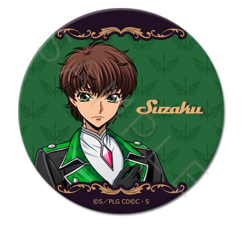 "Code Geass: Lelouch of the Rebellion" 4th Edition Round Tin Badge [75mm] [10 Trading Types] BOX of 10