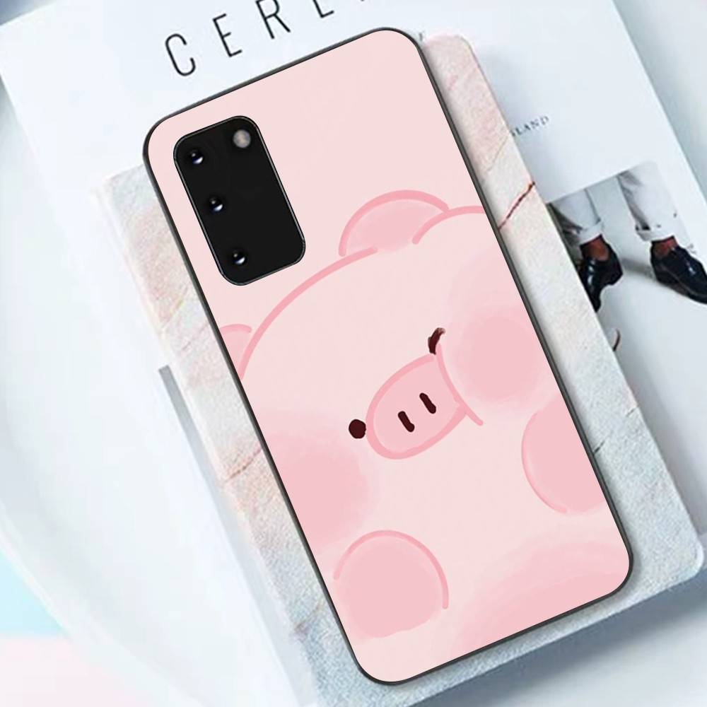 Cute Pig Cartoon L-lulu Phone Case For Samsung S 9 10 20 21 22 23 30 23 24 Plus Lite Ultra FE S10lite Funda