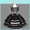 Angel Cosplay Love Costume Chiffon Dress Lolita Gothic Princess Outfit Maid