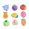 DIY Cartoon Fruit & Veggie Charms: Cream Glue Resin Accessories for Crocs