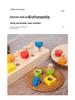 Montessori Wooden Post-Screwing Toy: Enhance Child's Hand-Eye Coordination & Parent-Child Interaction