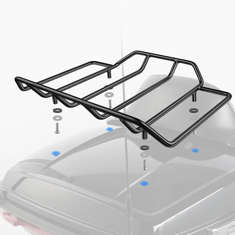 Compatible Rear Luggage Rack for Harley Street/Big/Road Glide Motorcycles