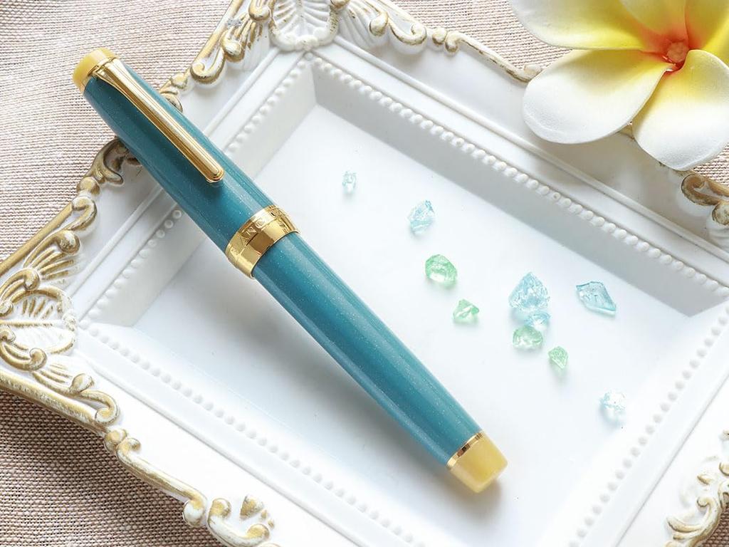 WANCHER Otsukimi Fountain 21K Gold Nib Extra Pen, (EF Fine)