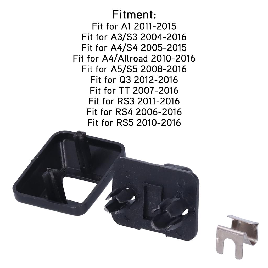 Inner Sun Visor Hook Clip Set 8U0857562A Replacement Accesory Fit for A1/A3/S3/A4/S4/Q3/RS3