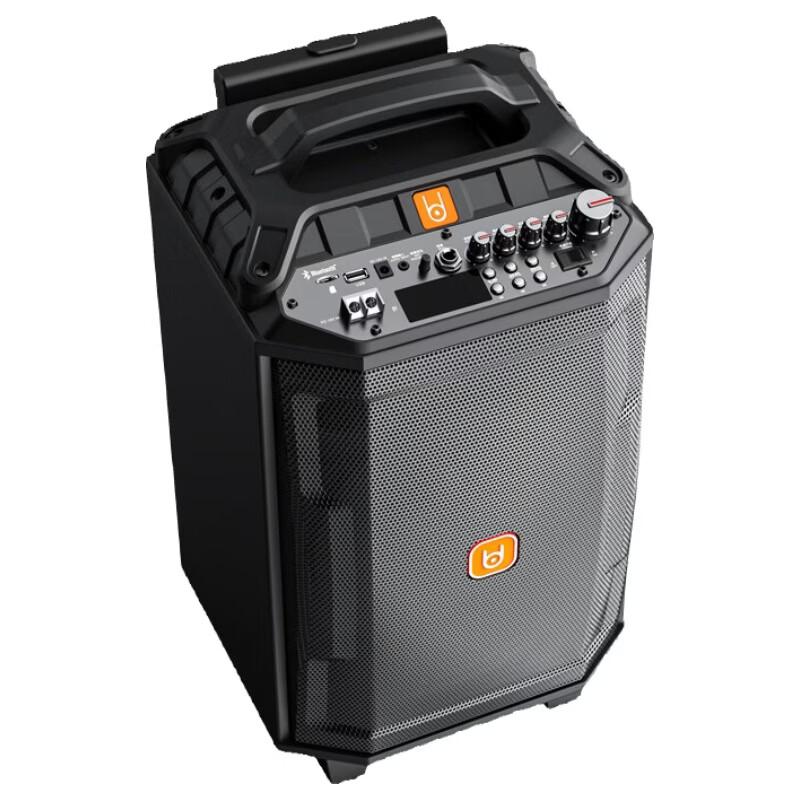 Beide BD-0862 8-inch Portable Trolley Speaker with Dual Microphones CN plug (adapter included)