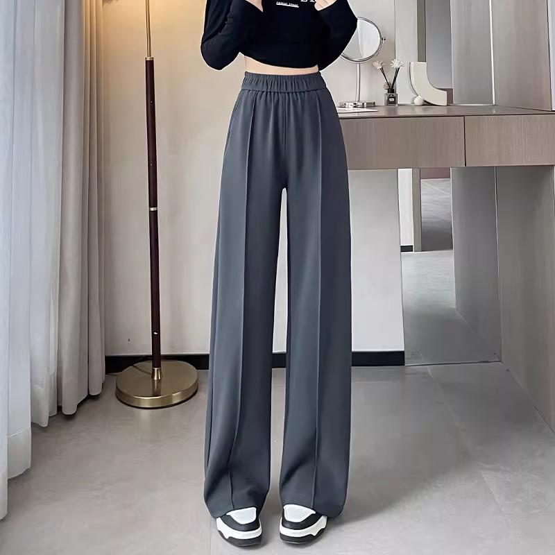 

Plus Size Women s Wide-Leg High Waist Suit Pants, Spring/Autumn 2026 Collection. 6XL