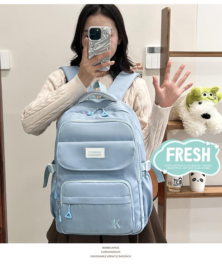 Koreanischer Harajuku-Stil Rucksack mit großem Fassungsvermögen, spritzwassergeschützt, modisch für Studentinnen