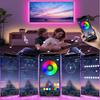 Luzes LED USB 5V com App e Controle Remoto de 24 Teclas Fita Flexível RGB Luzes de Diodo para Fundo de TV Luces Led