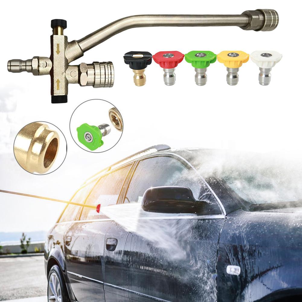 Dual Valve Foam Gun Dual Valve with Colorful Nozzle Dual Valve Snow Foam Spray Gun Dual Purpose Switch for High Pressure Washer