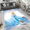Tappeto con motivo fiabesco di Cenerentola, adatto per soggiorno, camera da letto, comodino, bagno, antiscivolo, adatto per bambina'
