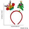 Christmas Festive Cartoon Headbands With Illuminated Reindeer Antlers Perfect For Parties Holiday