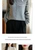 Pink Hollow Out Half-High Neck Cardigan Sweater - Women's Loose Fit Autumn/Winter Fashionable Outerwear