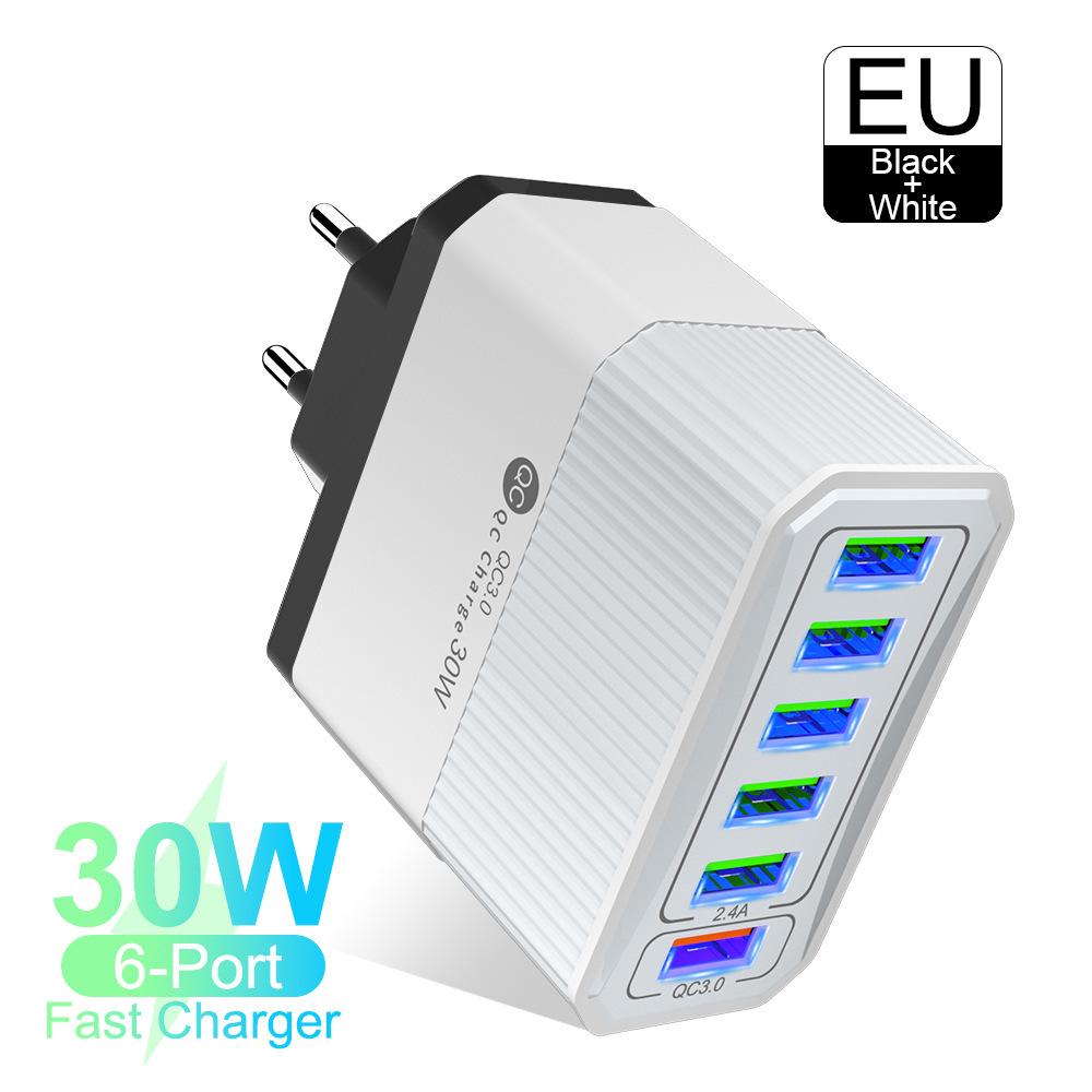 PD 65W GaN Fast Charger with QC3.0 for Phones & Tablets - European Standard