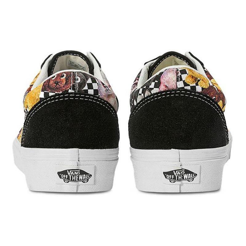 Vans Old Skool Series Low Top Unisex Skate Shoes Black White Checkerboard VN0A7Q2JLNN