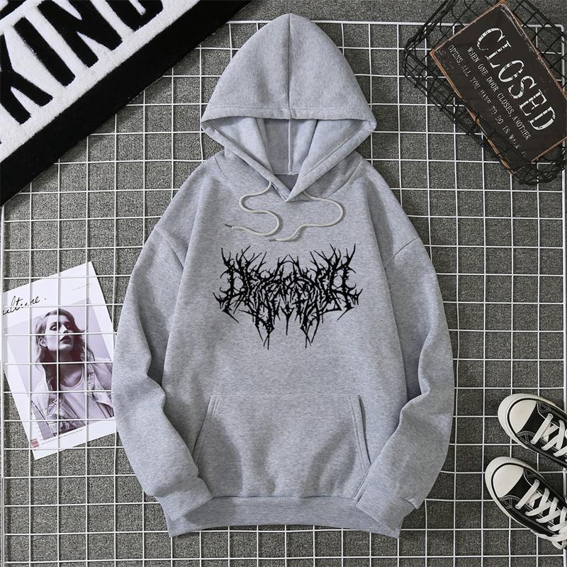 Winter Women's Hoodie High Street Unisex style Double Pockets Sweatshirts Outerwear Plus-Size Women's Clothing