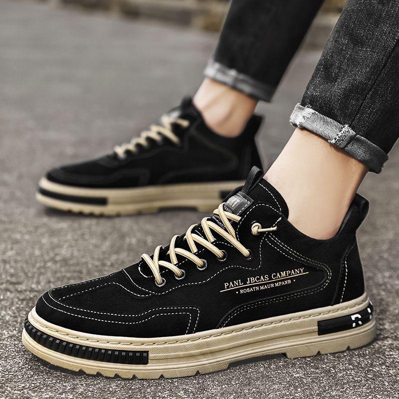 Men's Spring 2026 Wear-Resistant Breathable Work Shoes | Trendy & Versatile Board Style