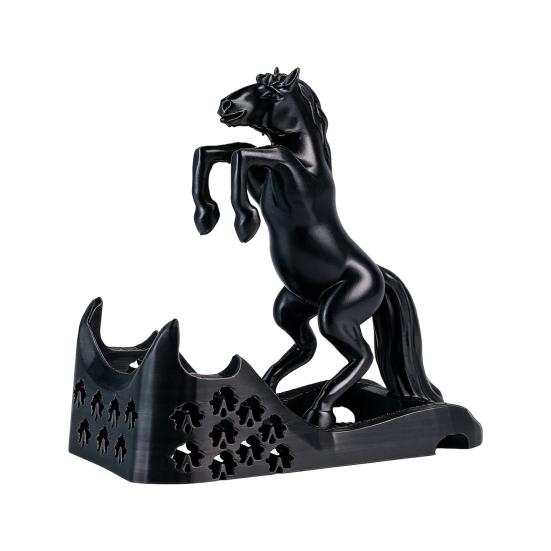 Portable Mobile Phone Holder 3D Printed Horse-Shaped Design Tablet Stand Smooth