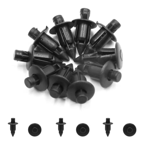 uxcell Plastic Rivet Clip Bumper Fender Fastener Compatible with Nissan 6682401G00 6.5mm 10pcs